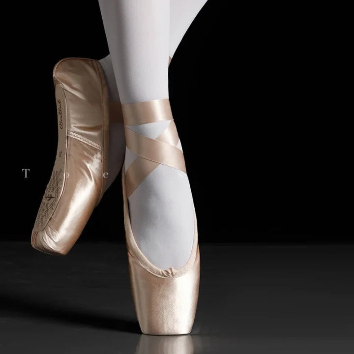 Ballet Shoes For Girls Pointed Shoes Straps Satin Dance Shoes Flat Exercise Shoes Big Children's Dance Shoes Sneakers