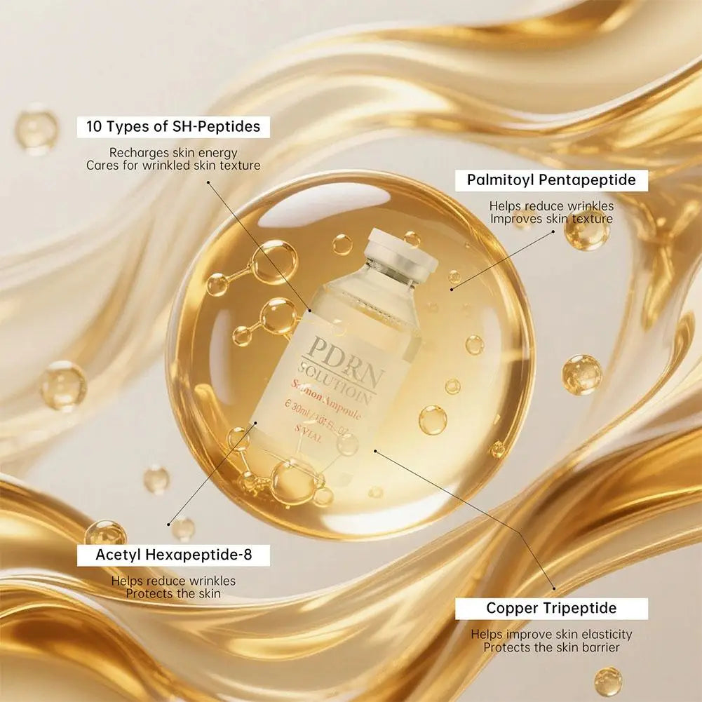 PDRN Salmon DNA Facial Serum Deeply Nourishing The Skin Skin Elasticity Ampoule Essence Smoothing Glow Boosting Skin-firming
