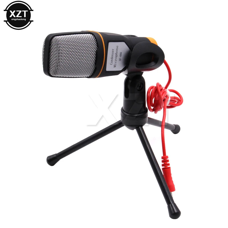 Microphone Professional Sound Podcast Studio microphone for computer Laptop Skype Singing Desktop speech meeting