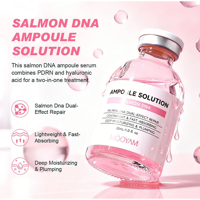 Salmon DNA PDRN Skin Care Set Ampoule Serum Capsule Cream Eye Stick Collagen Hyaluronic Acid Moisturizing Facial Skin Care Kit