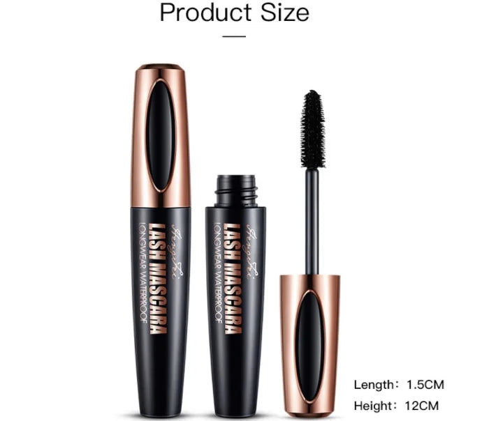 Waterproof Rimmel 4D Silk Fibers Lashes Mascara Effet Faux Cils Rimel Macara Alarga Crecimiento De Pestañas Lashlift Bulklash