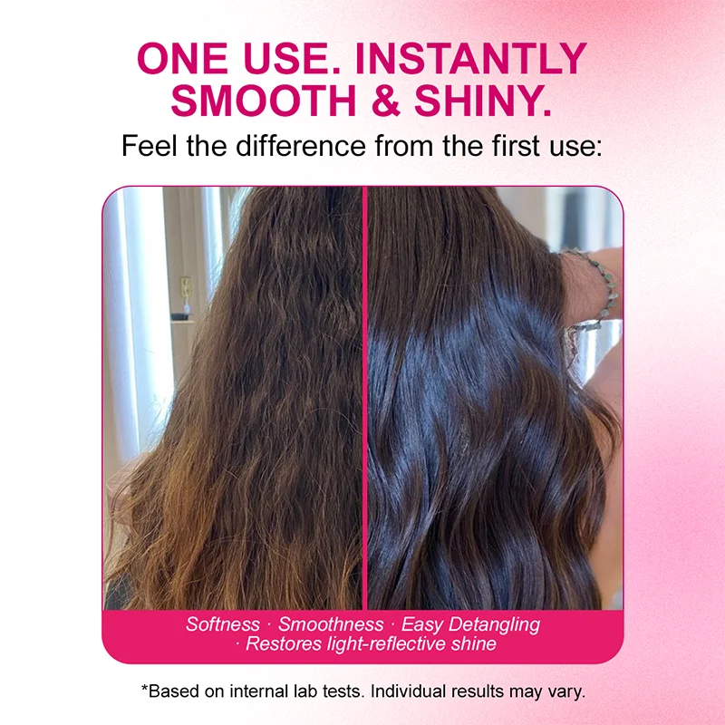 PURC Keratin Hair Mask Repair Damaged Hair Smoothing Softness Reduces Dryness Frizz Collagen Nourish Hair Care Products 200g