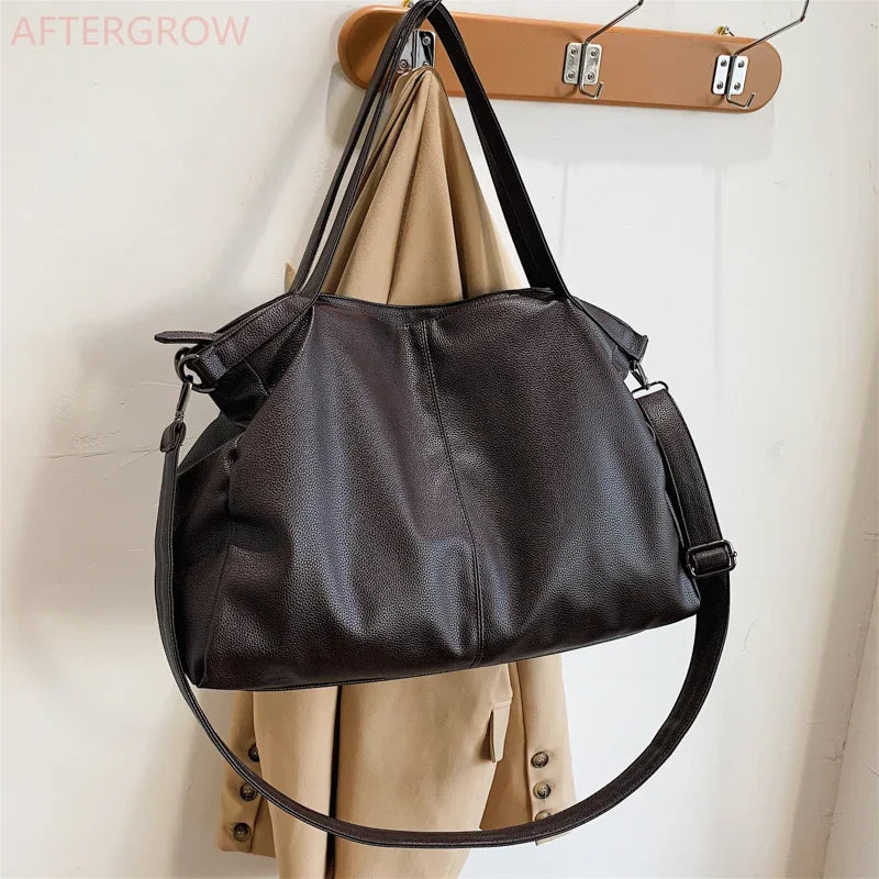Women Large Handbag Large Shopping Bag Handbag High Quality Soft Leather Crossbody Bag Women Travel Shoulder Bag
