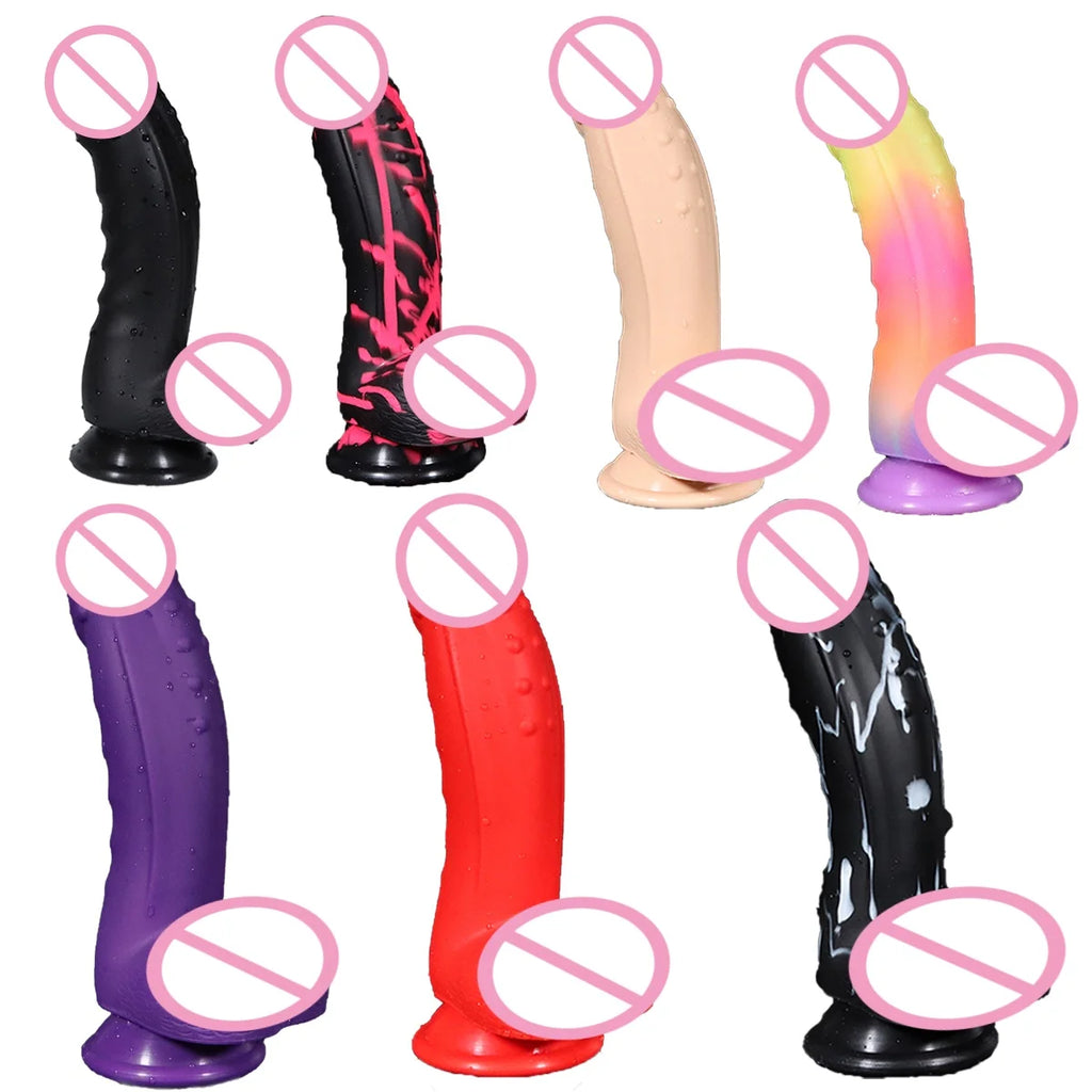 Dildo Realistic Gode Enorme Female Toys 6.8 Inch Huge Silicone Penis Juguetes Sexuales Para La Mujer Penis Realistico Consolador