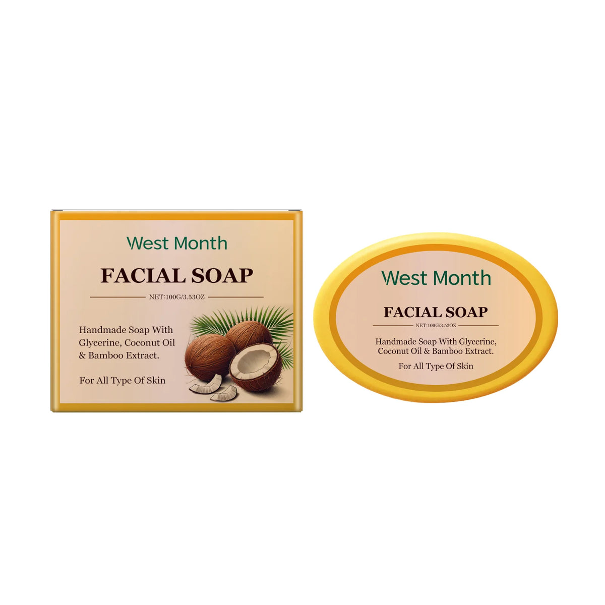 Coffee Soap for Face Naturally Deep Cleansing Smooth Brightening Moisturizing Bathing Oil Control Hydrate Handmade Body Soap Bar