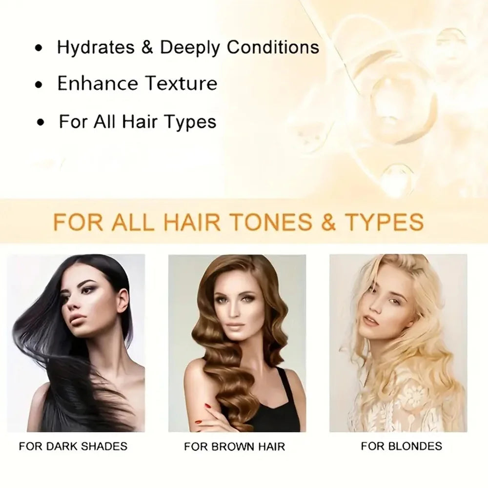 Keratin Hair Mask Moisturizer Conditioner Soft Smooth Frizz Damaged Hair Care Repair Damaged Hair Restore Shine Hair Mask