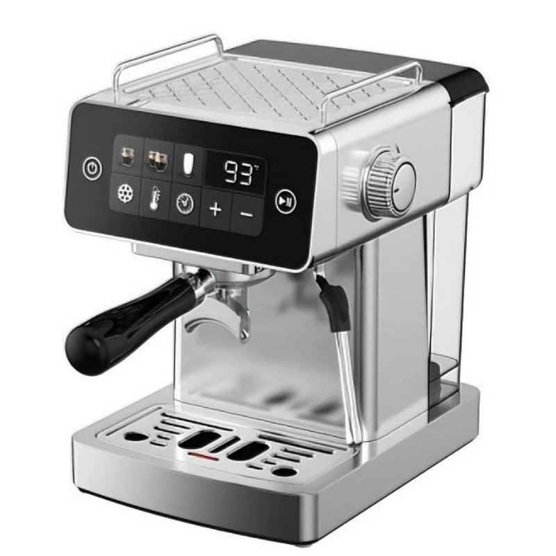 Espresso Coffee Machine, Automatic Milk Frother Espresso Maker with 20Bar Pump, Compact Semi-Automatic Coffee Machine for Home O