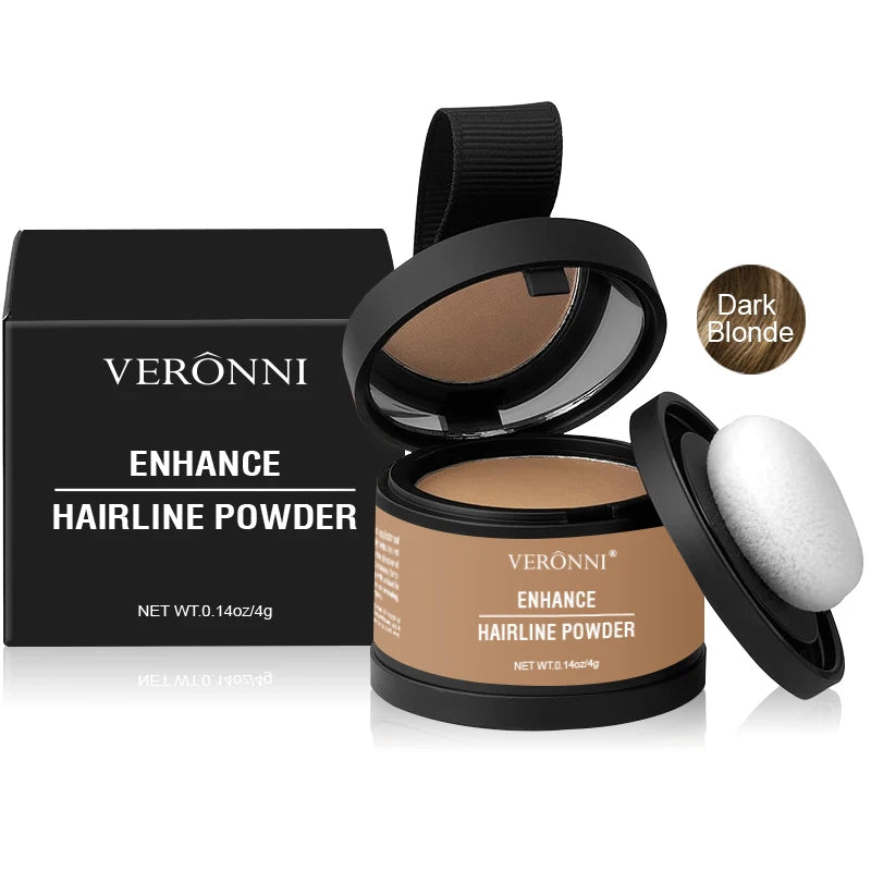 Hair Line Powder 4g Black Root Cover Up Natural Instant Waterproof Hairline Shadow Powder Hair Concealer Coverage 14 Color