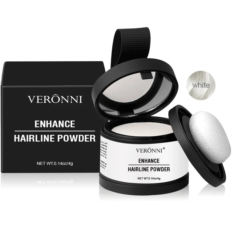 Hair Line Powder 4g Black Root Cover Up Natural Instant Waterproof Hairline Shadow Powder Hair Concealer Coverage 14 Color