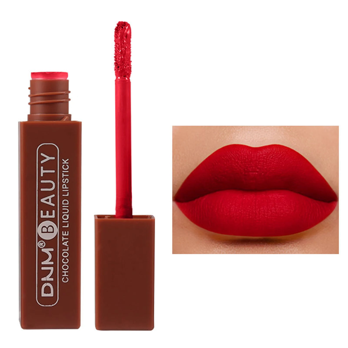 Velvety Matte Liquid Lipstick Long-lasting Lip Gloss Lip Makeup Cosmetics Moisturizing Lip Tint Waterproof Non-marking 1PCS