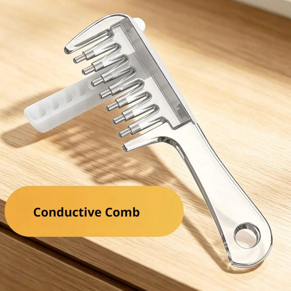Hair Serum Applicator Comb， Scalp Massage Liquid Dispenser for Essential Oil, Anti Hair Loss Root Treatment Brush Tool