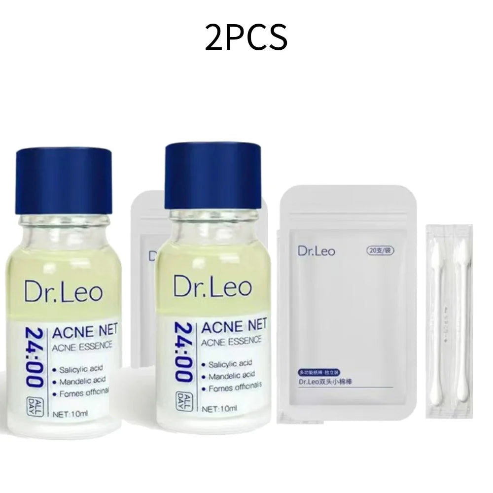 Salicylic Acid Acne Serum Pimple Spot Corrector Mandelic Acid Pore Refining Sebum Control Essence for Oily Blemish Skin