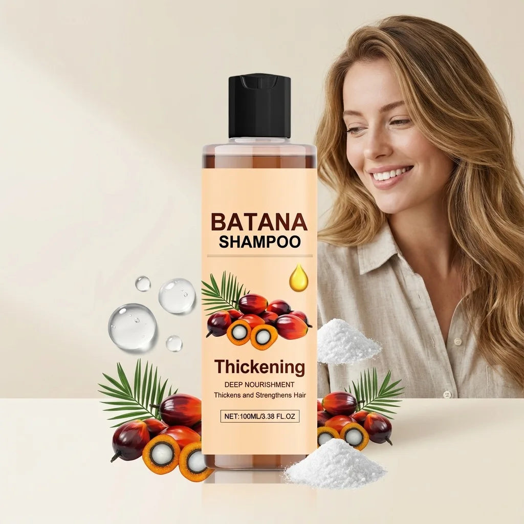 Batana Shampoo Hair Growth Thickening Strengthening Anti Hair Loss Dandruff Oil Control Deep Nourishment Dry Damaged Hair Care