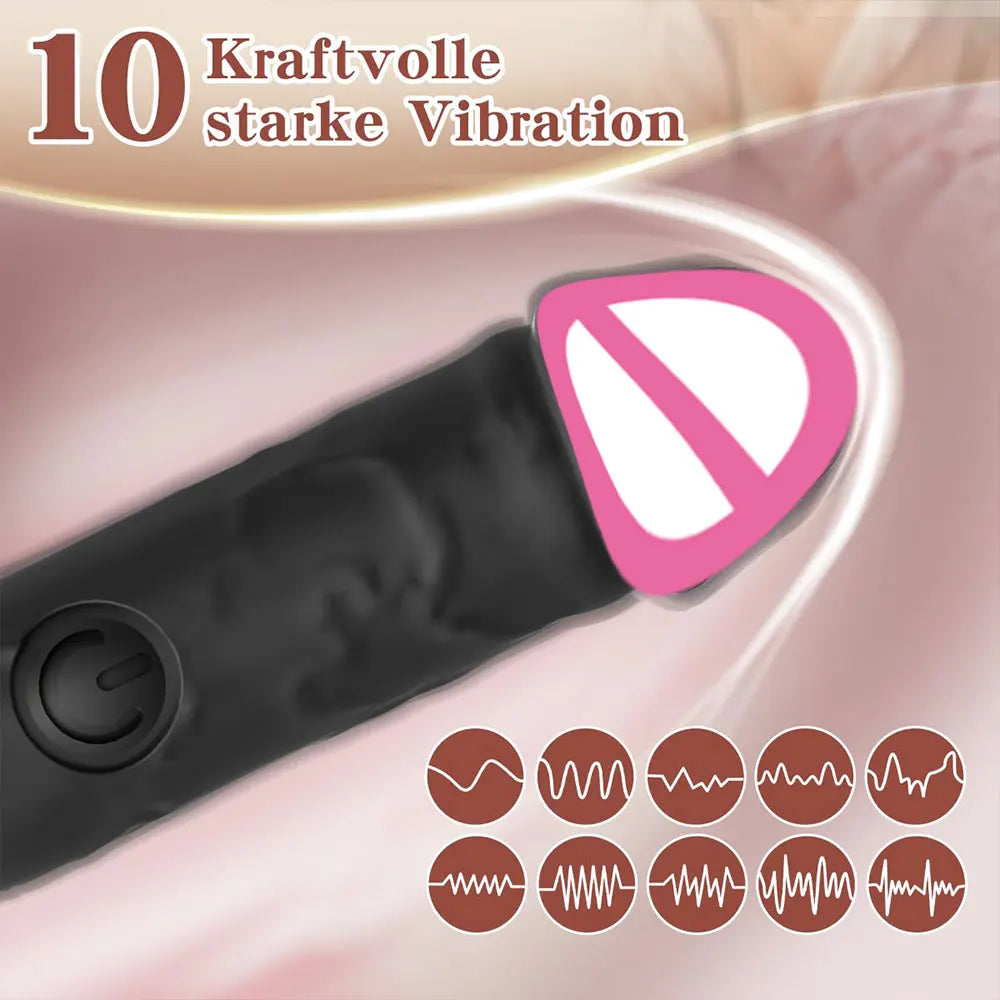 Vibrator Sex Toys for Women - Mini Bullet Vibrator Realistic Dildo Sex Toys Vibrating Clitoris Stimulation Adult Toys