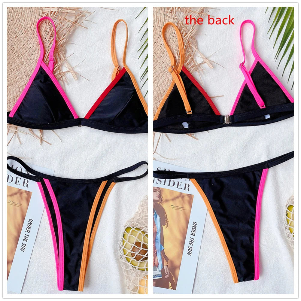 Bandage Sexy Brazilian Bikini Biquini Praia Swimwear Women Hot Swimsuit Traje De Bano Mujer Maillot Femme Monokini Badpak Dames