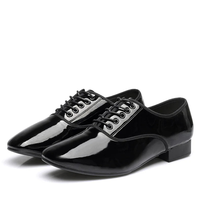 Dance Shoe for Men Latin Dance Shoes Genuine Leather Soft Sole Men's Tango Ballroom Modern Dancing Shoes Sneakers Man Adult