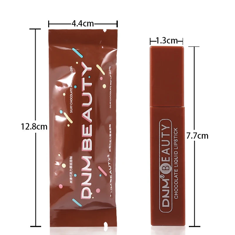 Velvety Matte Liquid Lipstick Long-lasting Lip Gloss Lip Makeup Cosmetics Moisturizing Lip Tint Waterproof Non-marking 1PCS