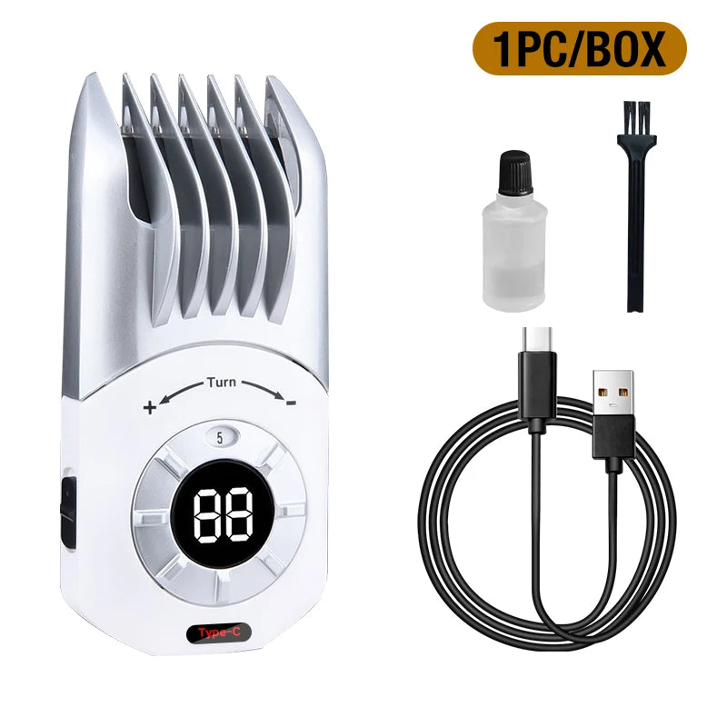 Electric Hair Clipper, Hair Cutting Tool, Self-Cutting Pusher, Electric Push Hair Salon, Dedicated for Home Use, Children's Hair