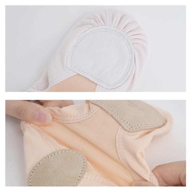 Women Ballet Dance Shoes Split Sole Ballet Slippers for Girls Kids Breathable Ballet Shoes Ballerina Dance Slippers Ballet Flats