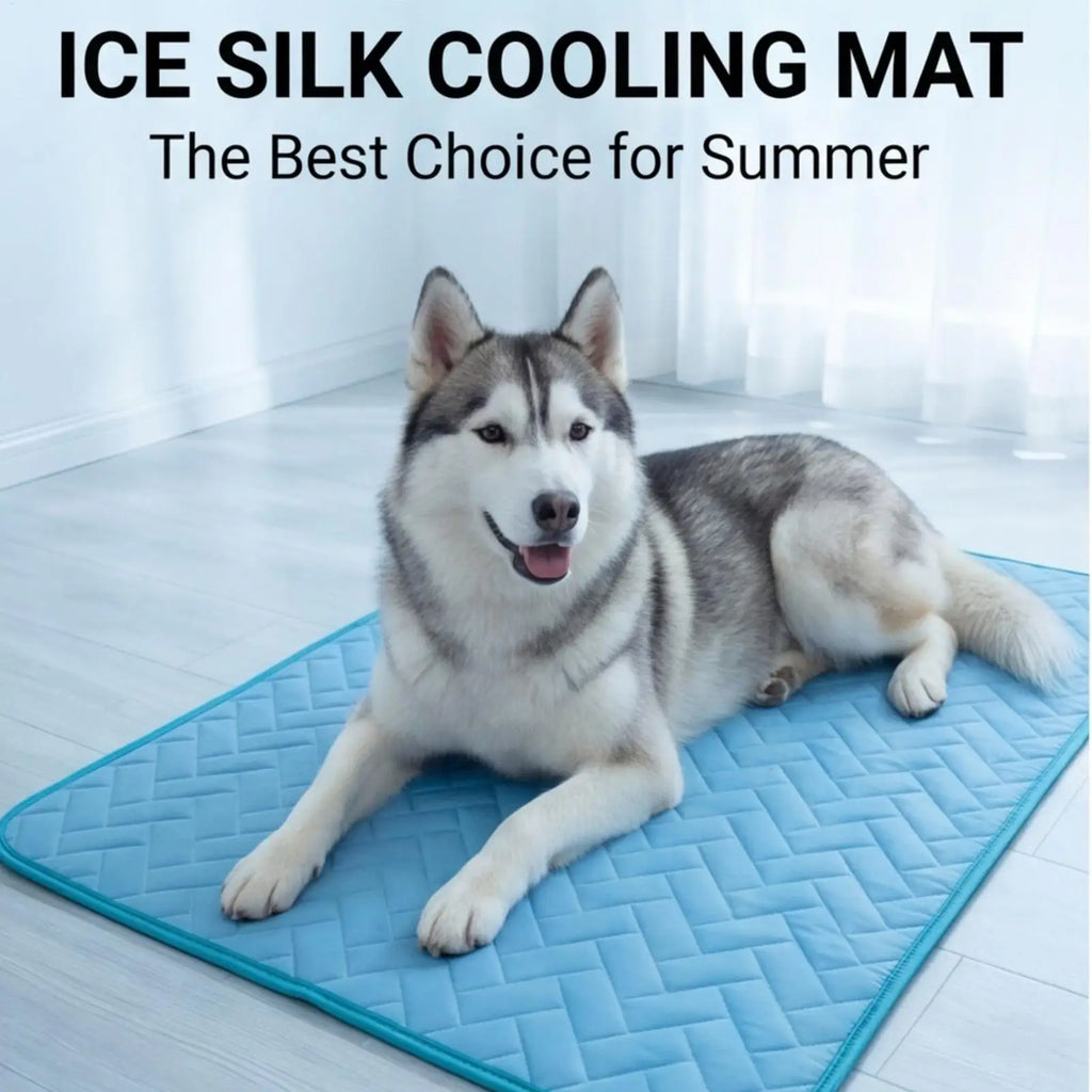 Cat Cooling Mat Pet Kennel Cold Pad Puppy Heat Absorption Mat For Outdoor Indoor Backyard Balcony Home Living Room Bedroom