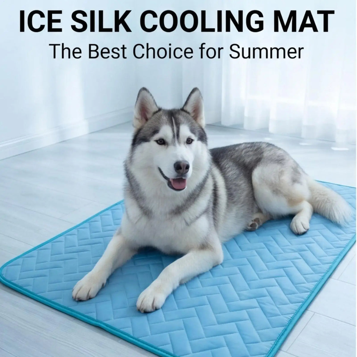 Cat Cooling Mat Pet Kennel Cold Pad Puppy Heat Absorption Mat For Outdoor Indoor Backyard Balcony Home Living Room Bedroom