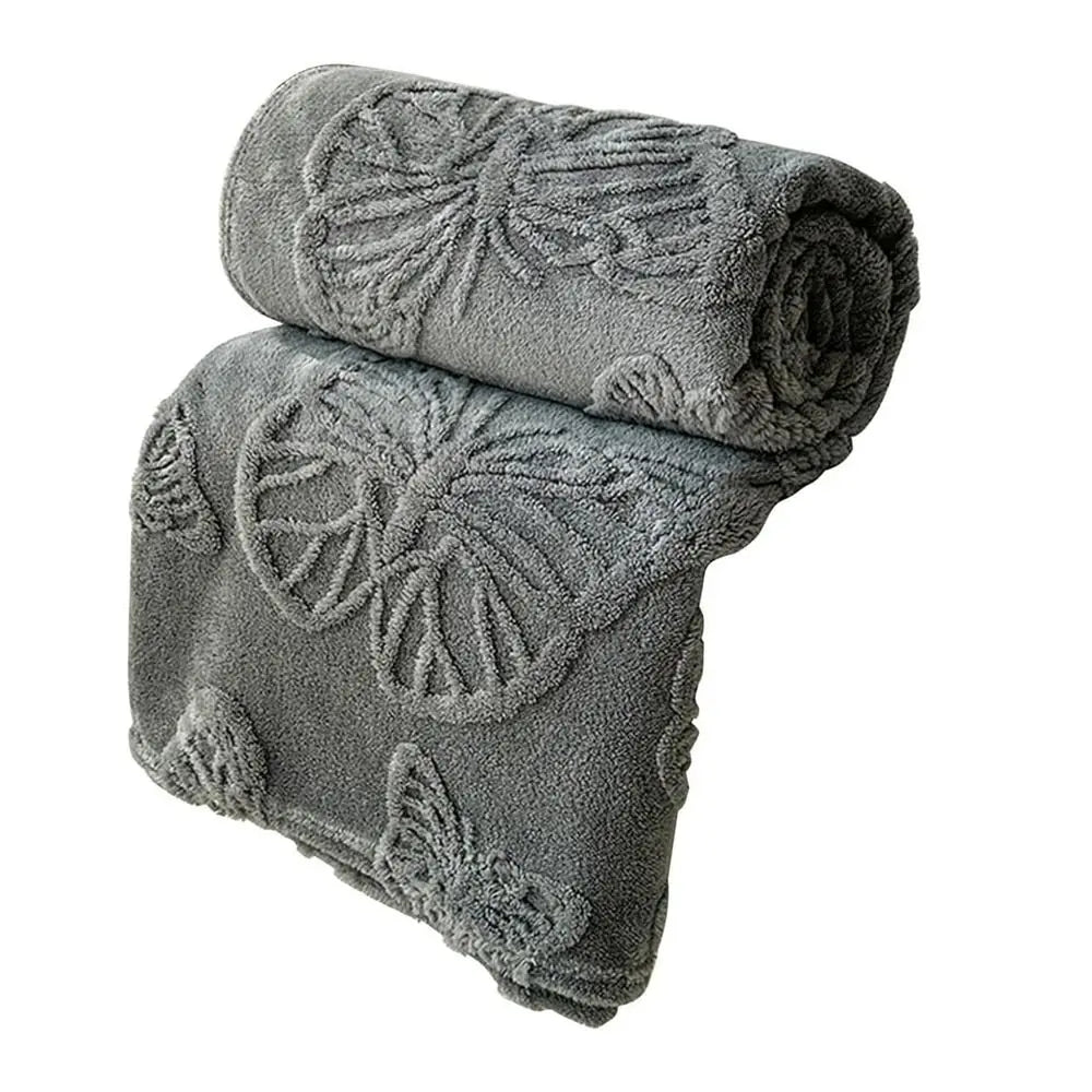 New Double Sided Cooling Blanket Skin-Friendly Cold Effect Conditioning Quilt 3D Butterfly Jacquard Breathable Cooler Quilt