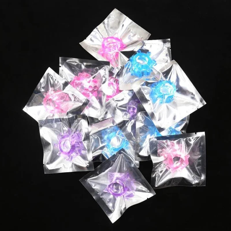 5 Pcs Sex Toys For Men Cock Rings Delay Ejaculation Penis Enlargement Condom Intimate Goods