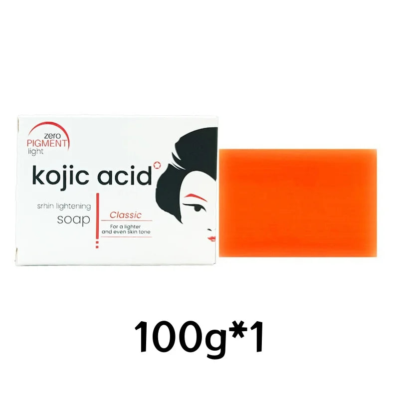 Kojic Acid Soap Face Body 100g Handmade Papaya Soap Deep Cleansing Brightening Skin Whitening Soap For Daily Facial Cleansing