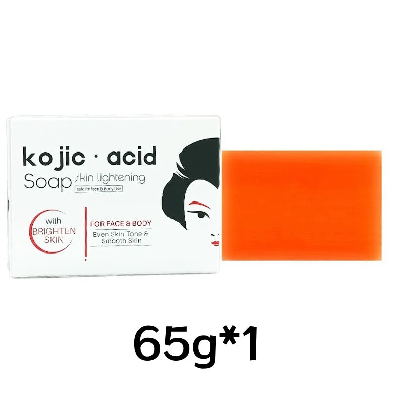 Kojic Acid Soap Face Body 100g Handmade Papaya Soap Deep Cleansing Brightening Skin Whitening Soap For Daily Facial Cleansing