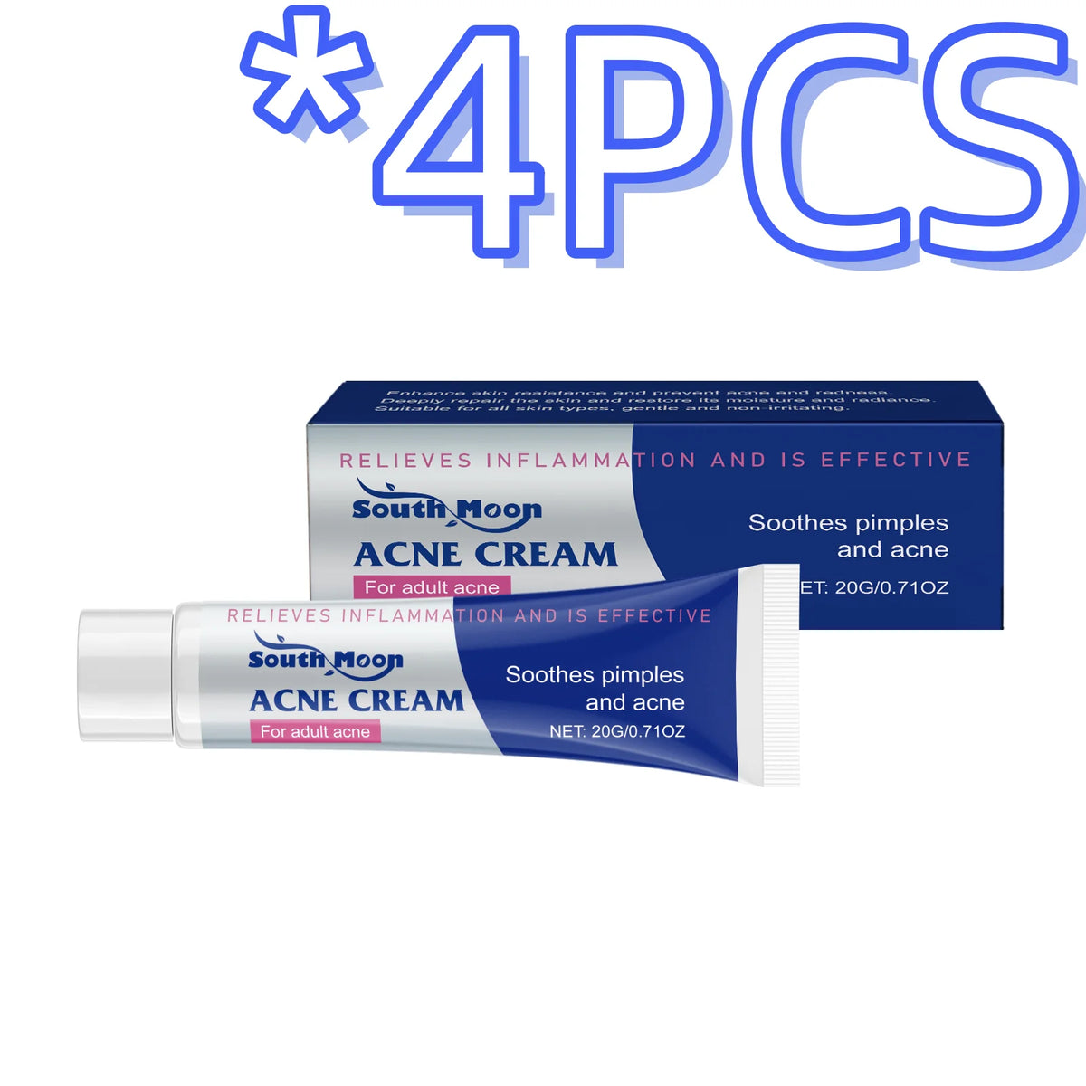 Salicylic Acid Acne Cream Clean Pores Reduce Pimple Fade Acne Repair Damaged Skin Soothe Redness Aloes Extract Repair Acne Cream