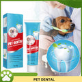 60g Pet Dental Care Toothpaste Plant Fresh Breath Plaque&Tartar Control Edible Oral Care for Dog Cat
