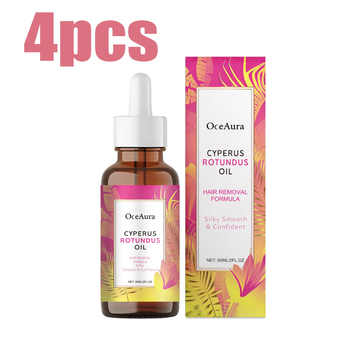 60ml Cyperus Rotundus Oil Natural Growth Inhibitor Essential Oil Gentle Cleansing Post Hair Removal Moisturizing Daily Body Care