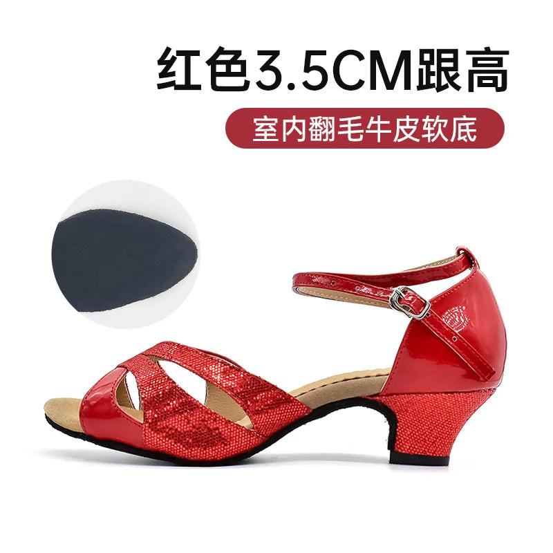 line dance shoes for adults Latin dance shoes for women zapatillas de ballet modern salsa stage performance shoeses