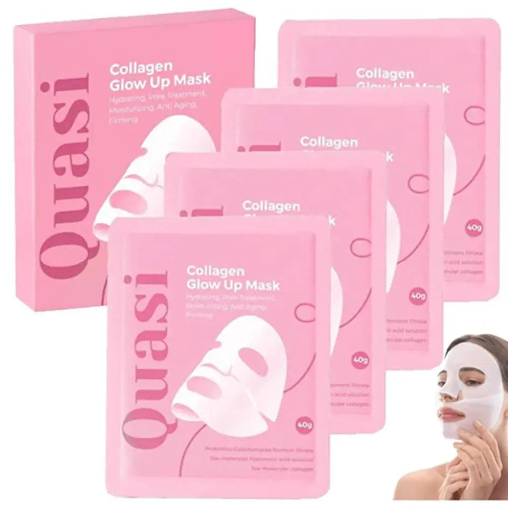 Bio Collagen Face Mask Korean Overnight Repair Formula Anti Aging Moisturizing Brightening Firming Fine Line Pore Skin Care
