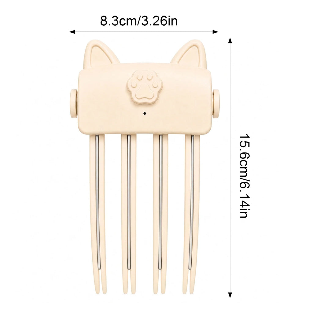 Kawaii Cat Paw Designs Hair Clips Hair Root Volumizing Clip Portable Professional Heated Hair Styling Tool for Home Travel Use
