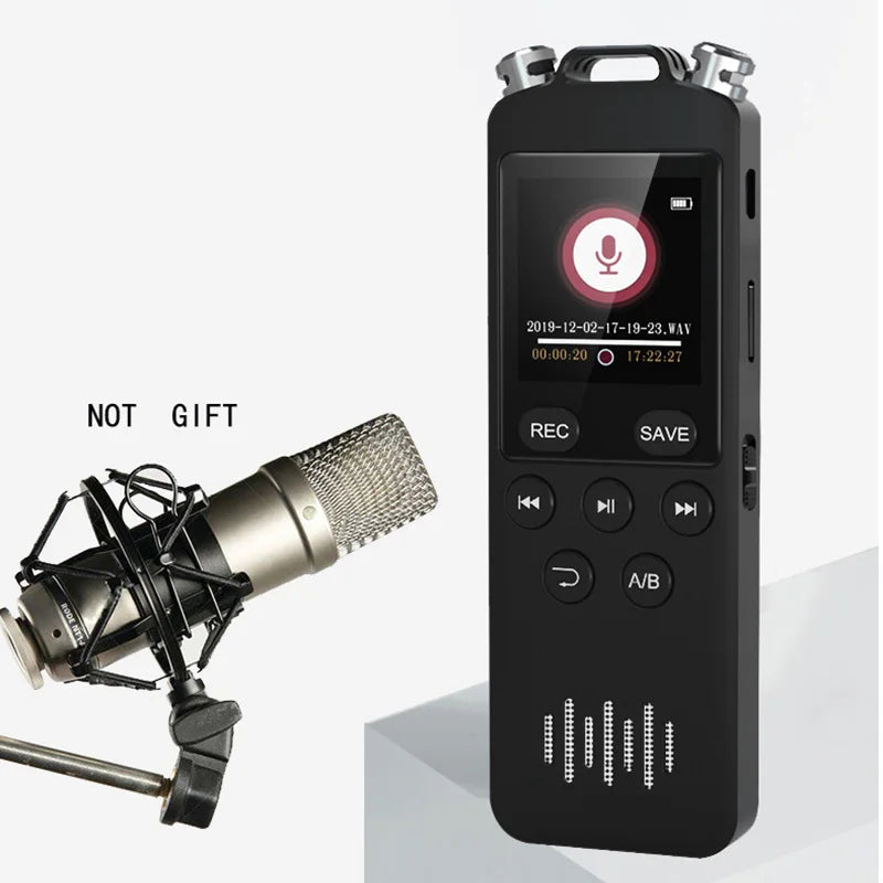 easy to use voice recorder for elderly    voice recorder for podcast   voice recorder with slowed playback options   audio recor