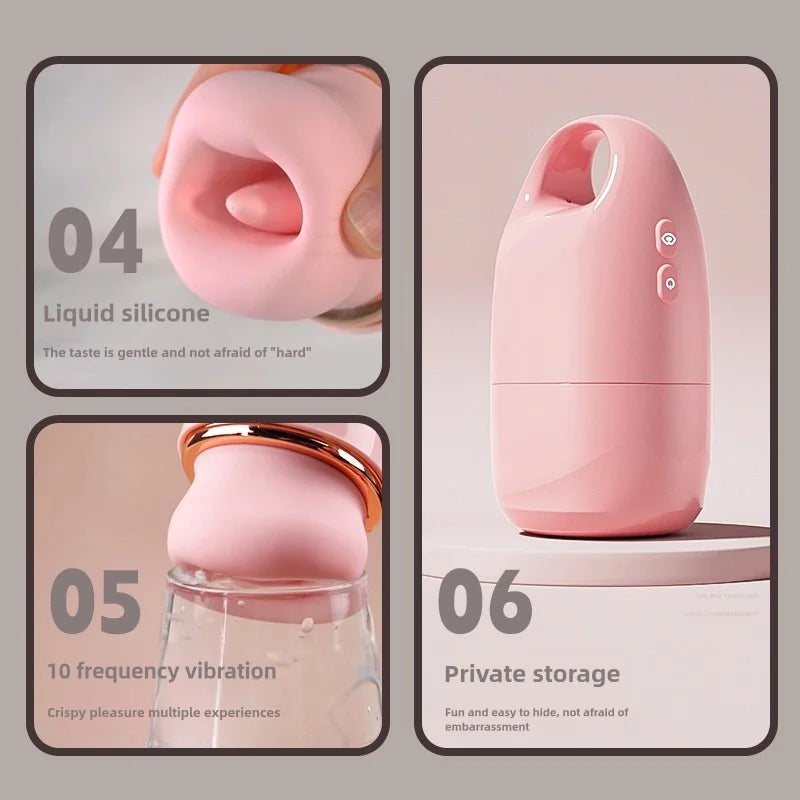 Adult Supplies Sucker Clitoris Sucking Vibrator Female Clit Oral Stimulator Nipple Vagina Sex Toys for Women Masturbator Product