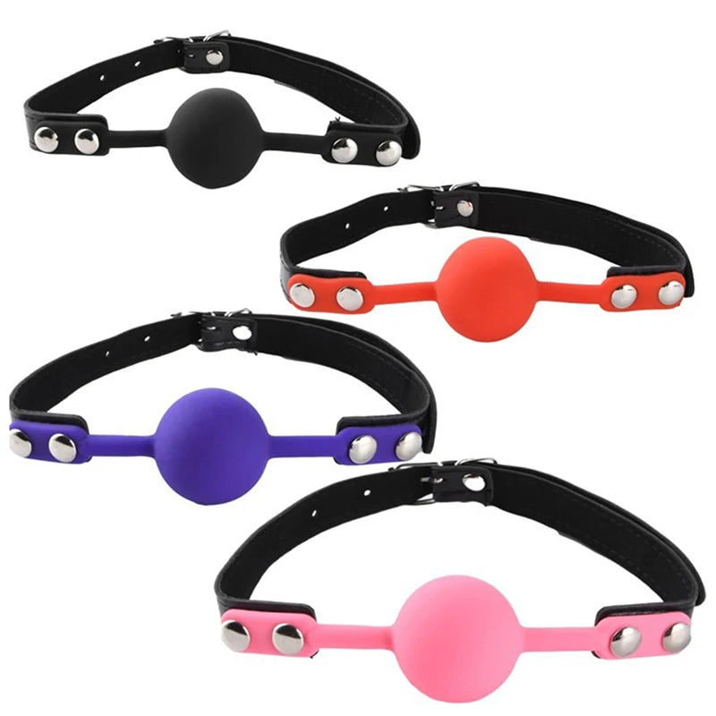 For Women Sex Shop 18+ Bdsm Bondage Gag Adult Games Mouth Ball Open Mouth Erotic Flirting Sex Toys Couples Women No Vibrators