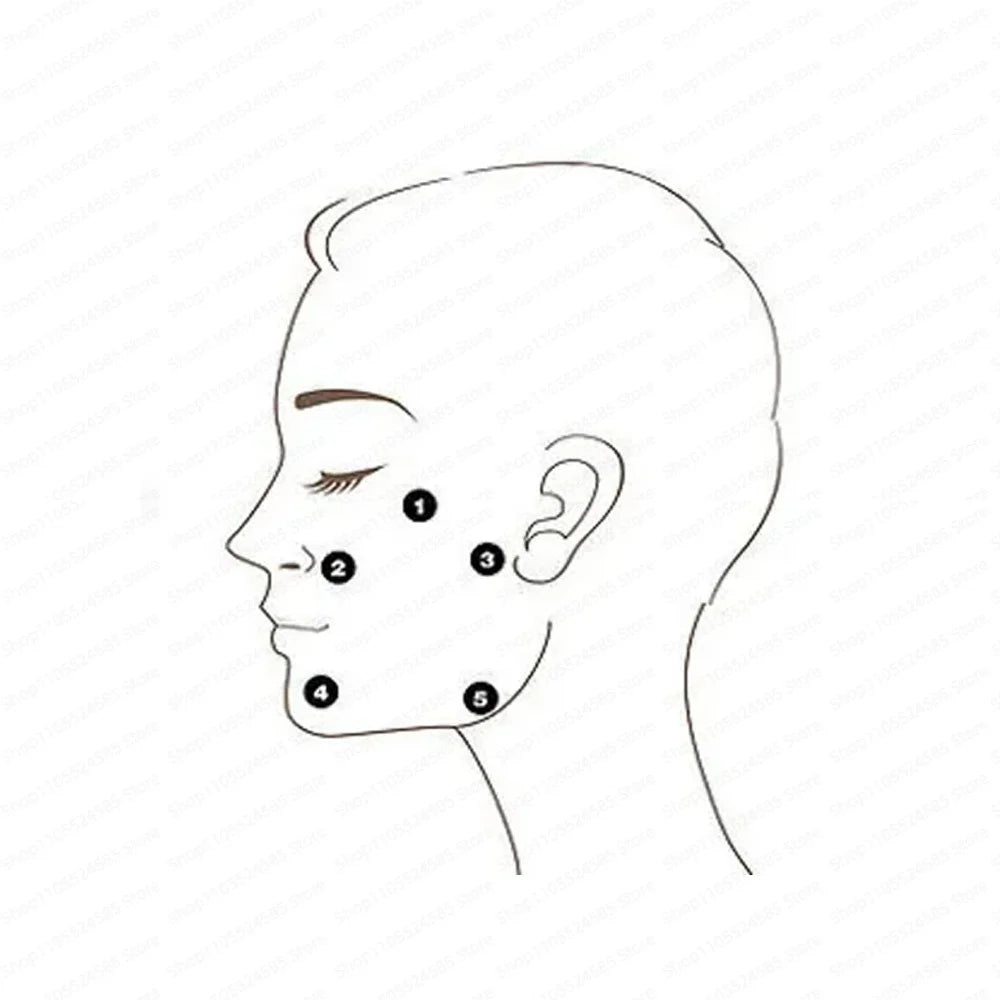 Korean Five Point Facial Lifting Firming Serum Lifting Collagen Hyaluronic Acid Serum Firming Skin 2ml