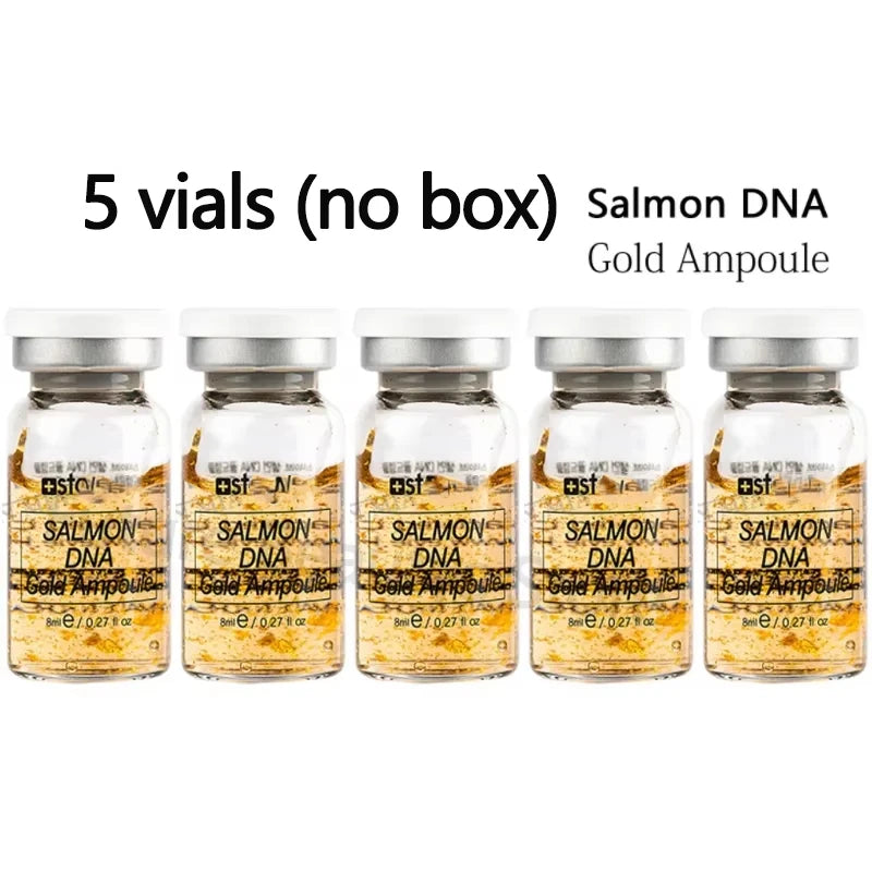 Korea 8ml BB Cream Skin Booster Kit Salmon DNA /Peptide Whitening Moisturize Rejuvenation Essence Facial Skin Care Beauty
