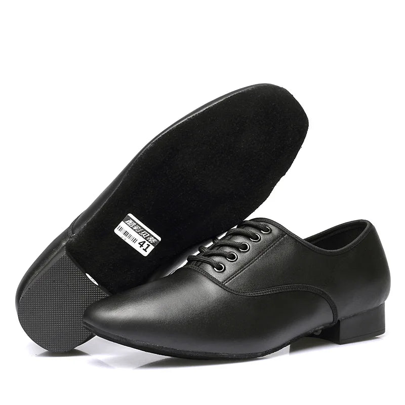 Dance Shoe for Men Latin Dance Shoes Genuine Leather Soft Sole Men's Tango Ballroom Modern Dancing Shoes Sneakers Man Adult