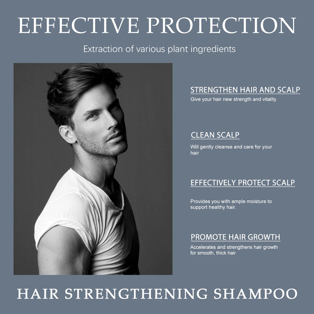 Collagen Shampoo Dandruff Control Oil Refreshing Nourishing Hair Root Repair Damaged Reduce Dry Shampoo Suitable For Men