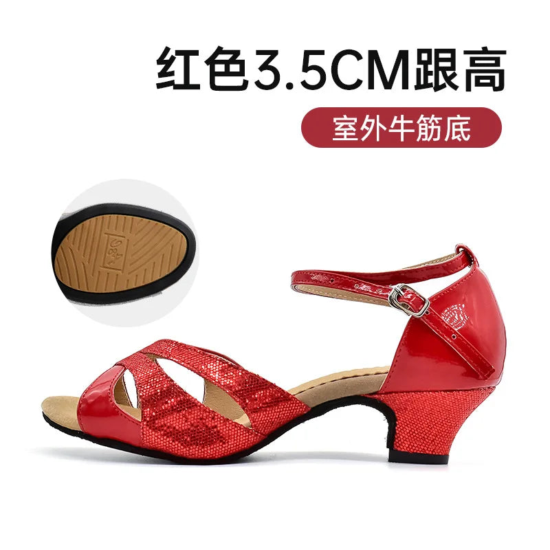 line dance shoes for adults Latin dance shoes for women zapatillas de ballet modern salsa stage performance shoeses