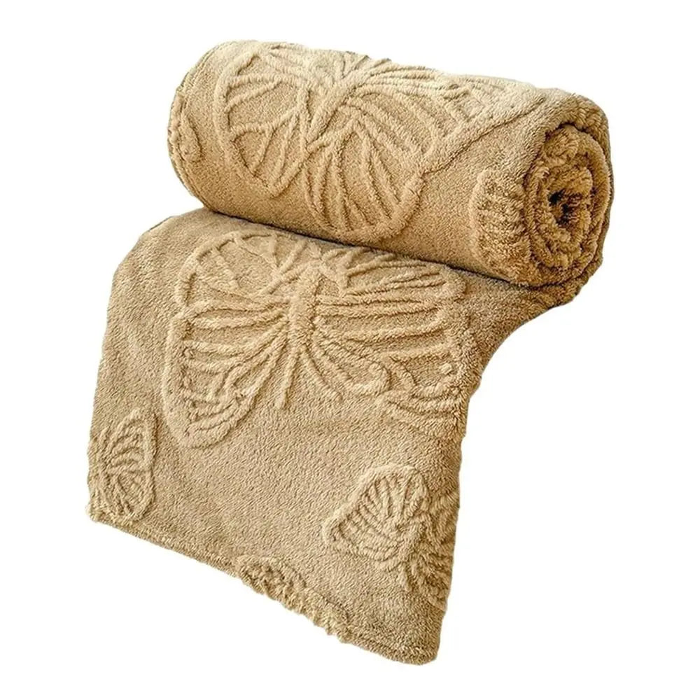 New Double Sided Cooling Blanket Skin-Friendly Cold Effect Conditioning Quilt 3D Butterfly Jacquard Breathable Cooler Quilt