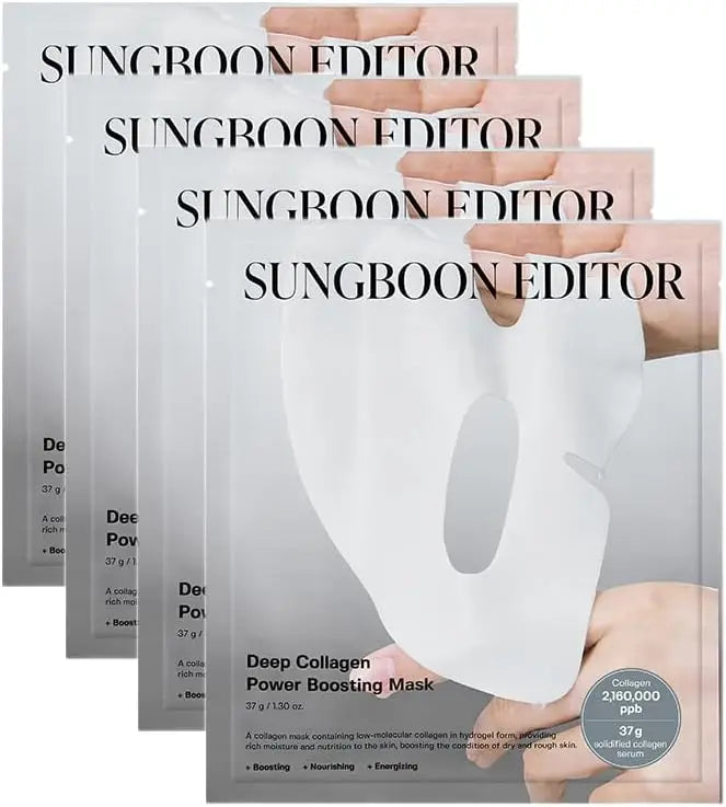 Korean SUNGBOON EDITOR Real Collagen Sleeping Pack 37g Low-Molecular Gel Mask Lift Smooth Rough Skin Anti-Wrinkle Hydrating Mask