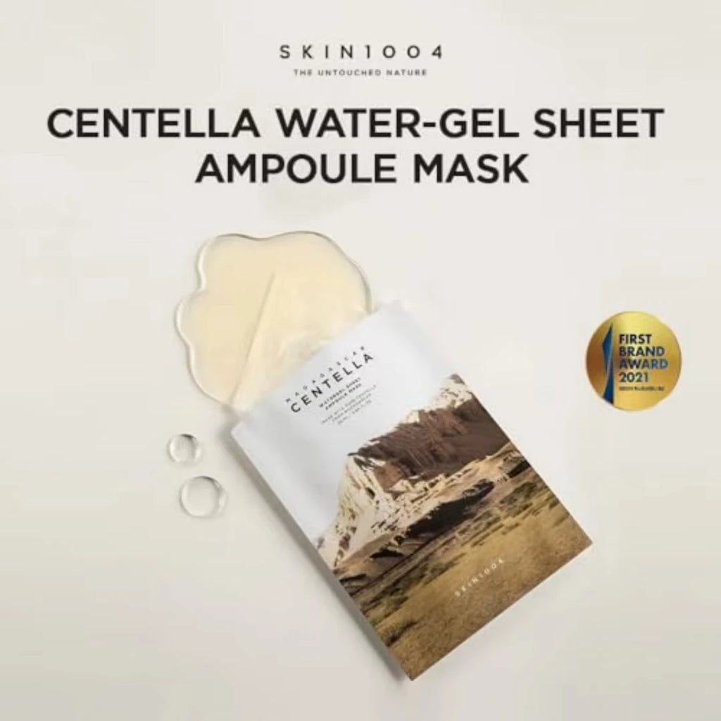 Korea SKIN1004 Centella Asiatica Face Mask 5pcs 25ml Premium Deep Moisturizing and Repairing Essential Skincare Makeup With Box