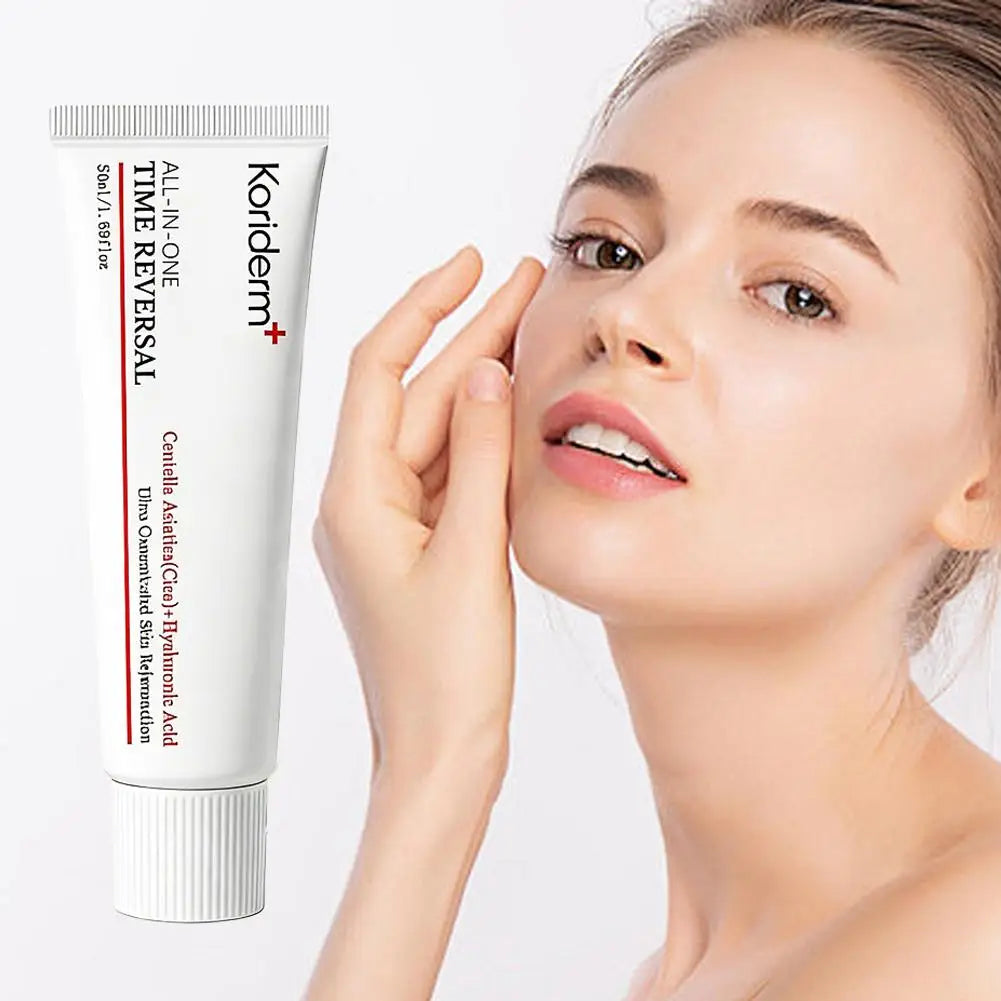 Koriderm Time Reversal All-in-One Cream Cica Hyaluronic Acid Moisturizing Anti Aging Whitening Repair Firming Eye Cream Skincare