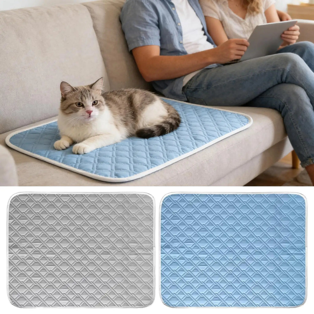 Summer Pet Mat Cooling Dog Pad For Dogs Cat Blanket Sofa Breathable Pet Bed Washable Self Cooling Cat Ice Pad Pet Supplies