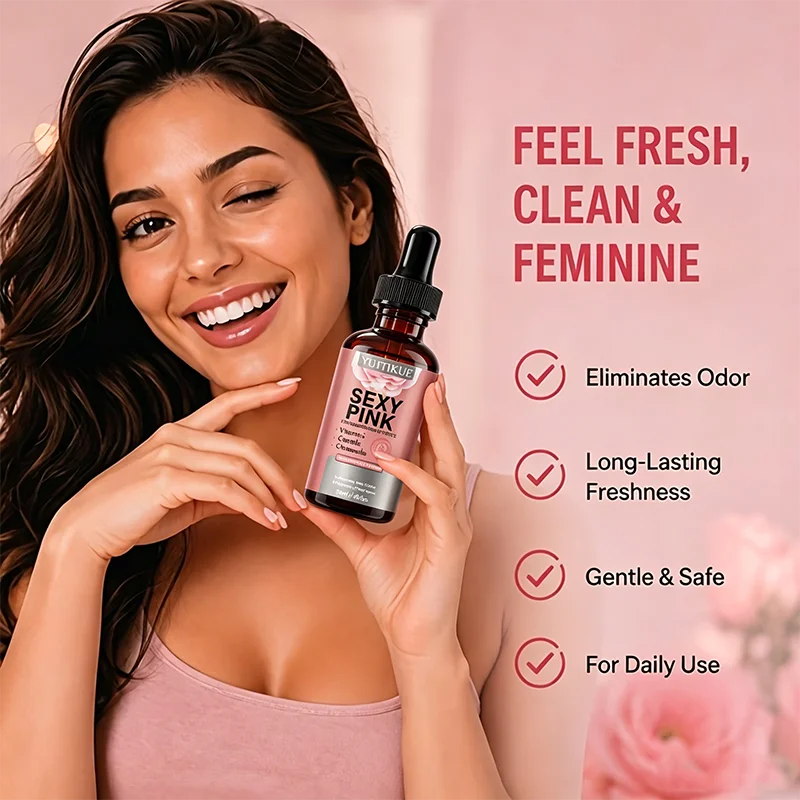YUITIKUE Women Private Care Oil SEXY PINK Feminine Serum Soothing Moisturizing Long Lasting Fresh Gentle Daily Intimate Oil