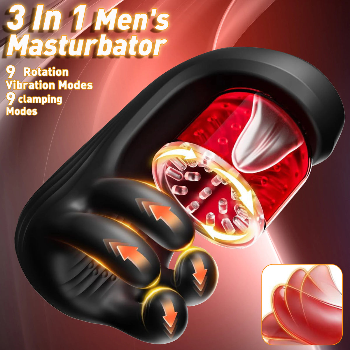 Male Sex Toys - Training Vibrators, Rotating and Vibrating Massagers, Simulated Finger Massagers, Adult Male Sex Machines and Ga